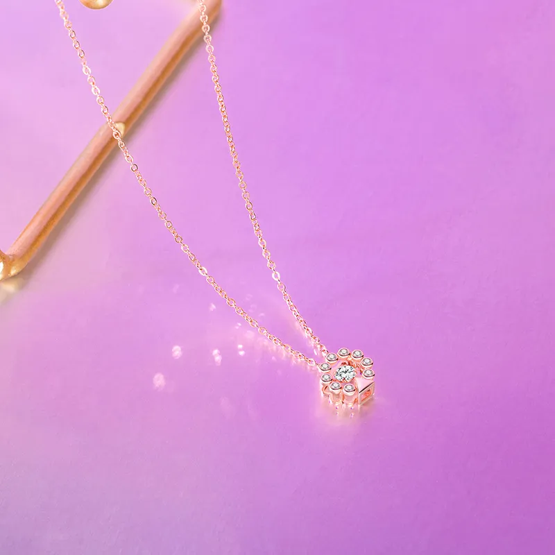CHIEMOT S925 Silver Collarbone Chain Women's-2