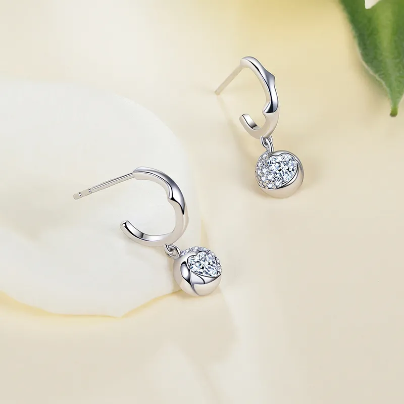 CHIEMOT S925 Silver Earrings Women's-4