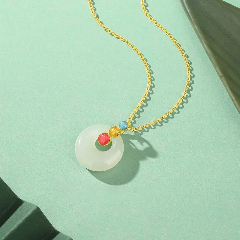 CHIEMOT Chalcedony Necklaces Women's-2