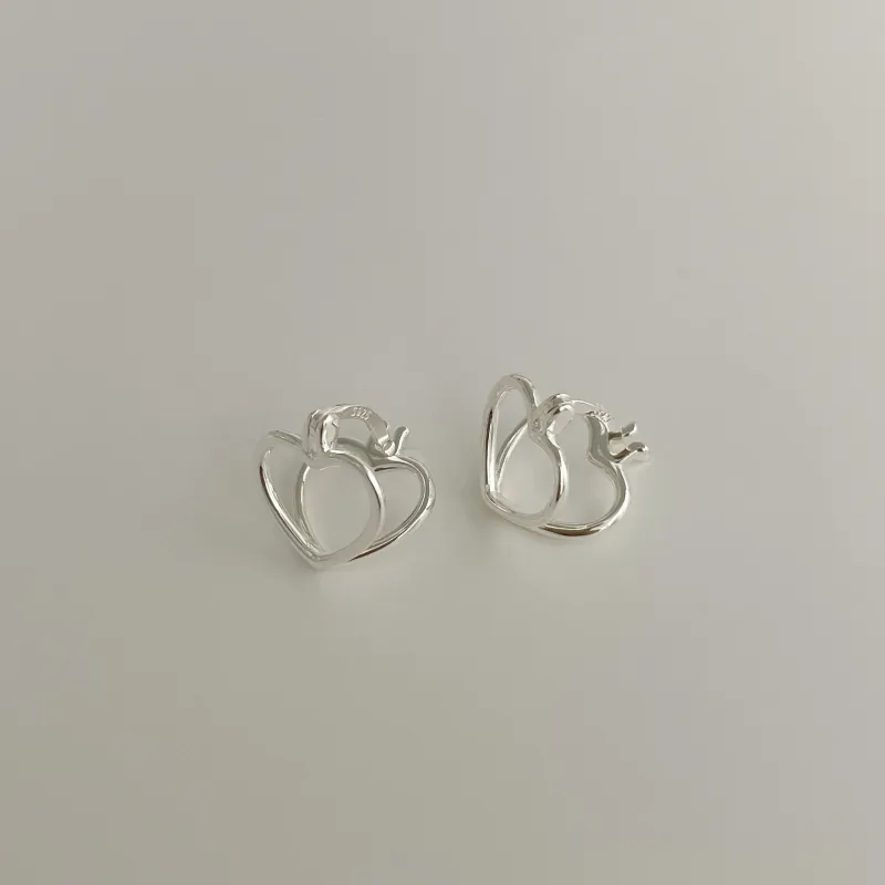 CHIEMOT S925 Silver Earrings Women's-6
