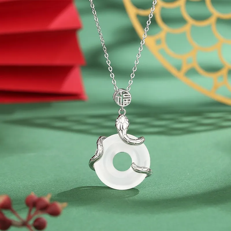 CHIEMOT Chalcedony Necklaces Women's-4