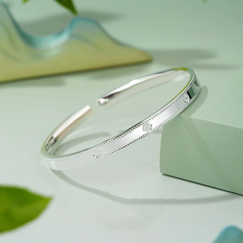 CHIEMOT S999 Fine Silver Bangles Women's-3