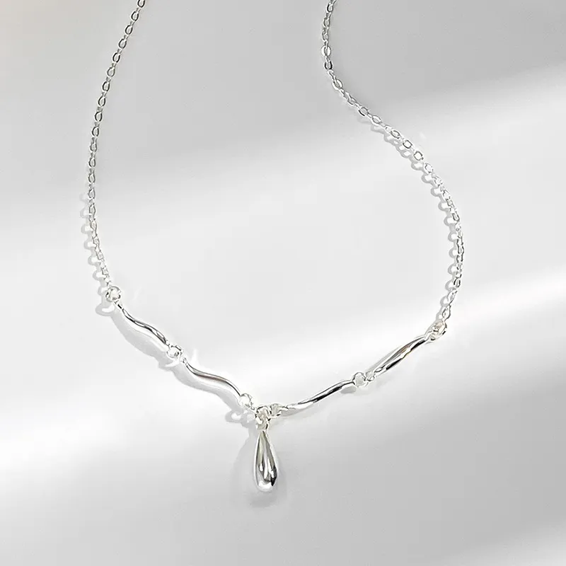 CHIEMOT S925 Silver Necklaces Women's-4