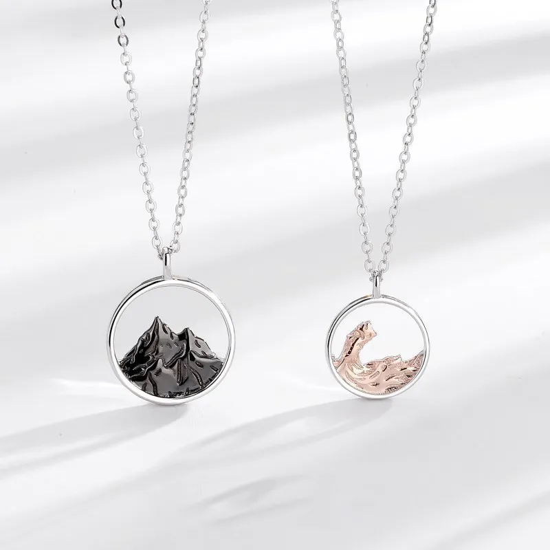 CHIEMOT S925 Silver Collarbone Chain Unisex-2