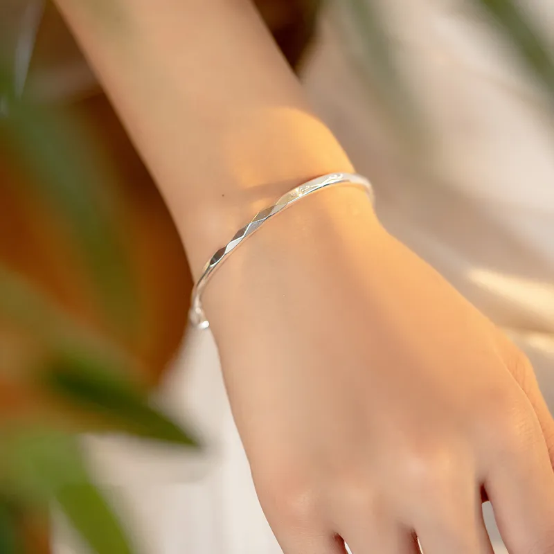 CHIEMOT S999 Fine Silver Bangles Women's-1