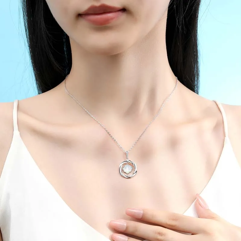 CHIEMOT S925 Silver Collarbone Chain Women's-3