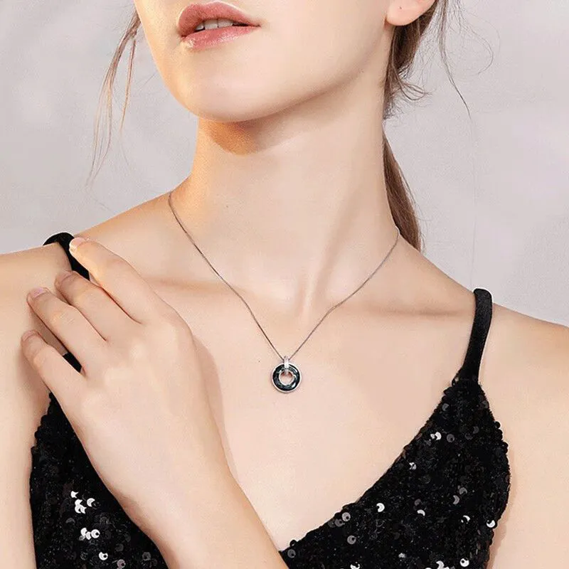 CHIEMOT S925 Silver Collarbone Chain Women's-3