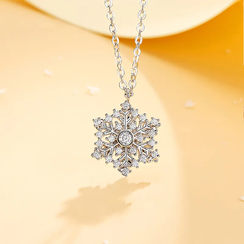 CHIEMOT S925 Silver Collarbone Chain Women's-5