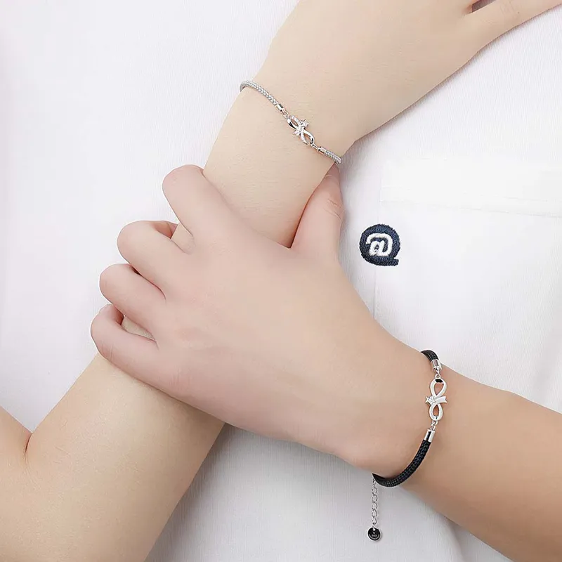 CHIEMOT S925 Silver Bracelets Unisex-2