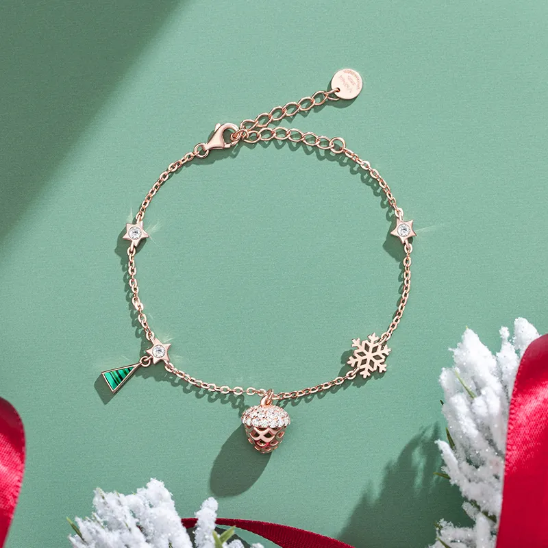 CHIEMOT S925 Silver Bracelets Women's Silver White-3
