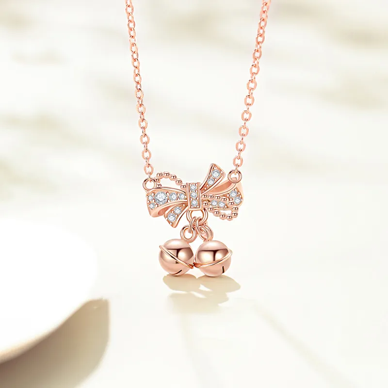 CHIEMOT S925 Silver Collarbone Chain Women's-3