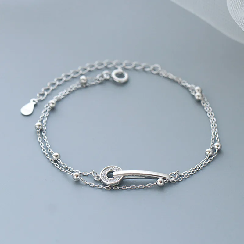 CHIEMOT S925 Silver Bracelets Women's-3