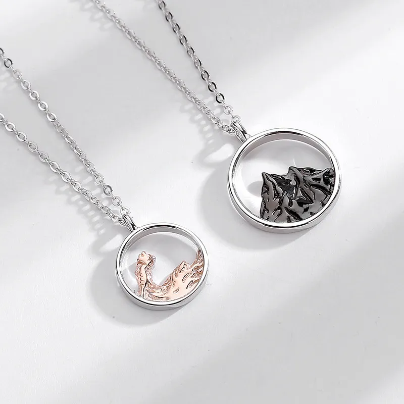 CHIEMOT S925 Silver Collarbone Chain Unisex-1