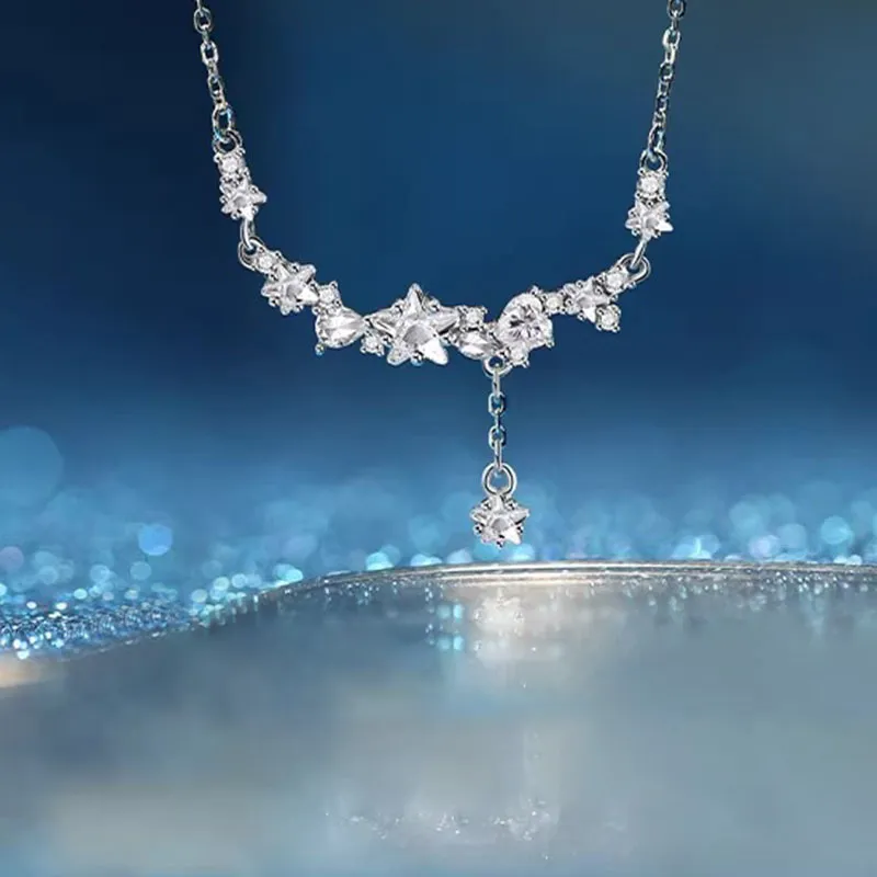 CHIEMOT S925 Silver Necklaces Women's-3
