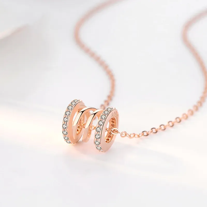 CHIEMOT S925 Silver Collarbone Chain Women's-2