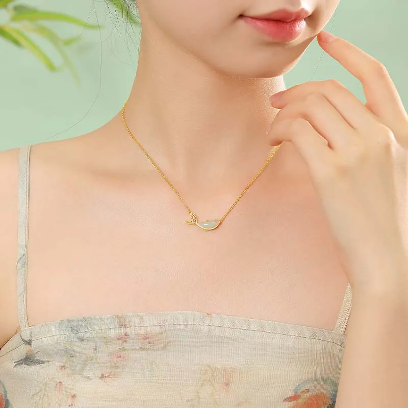 CHIEMOT Chalcedony Necklaces Unisex-1