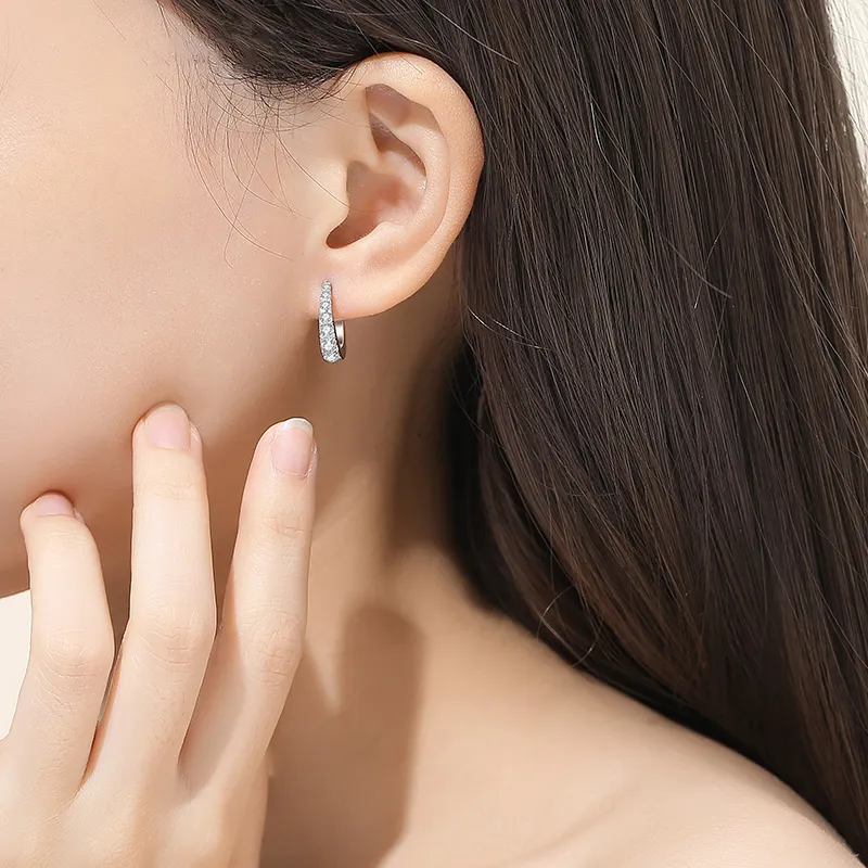 CHIEMOT S925 Silver Earrings Women's-3