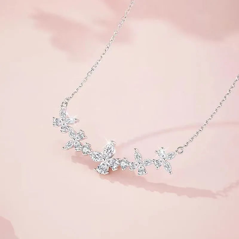 CHIEMOT S925 Silver Necklaces Women's-2