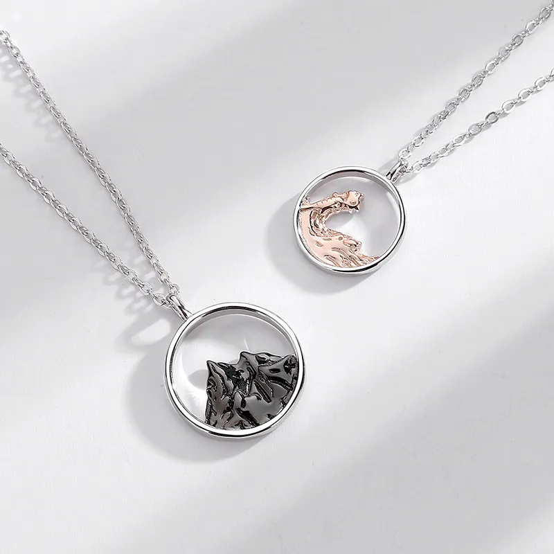 CHIEMOT S925 Silver Collarbone Chain Unisex-3