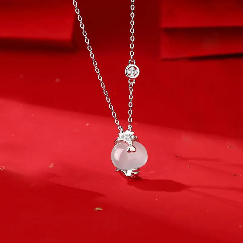 CHIEMOT S925 Silver Collarbone Chain Women's-7