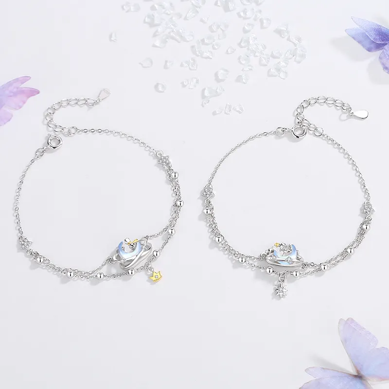 CHIEMOT S925 Silver Bracelets Unisex-3