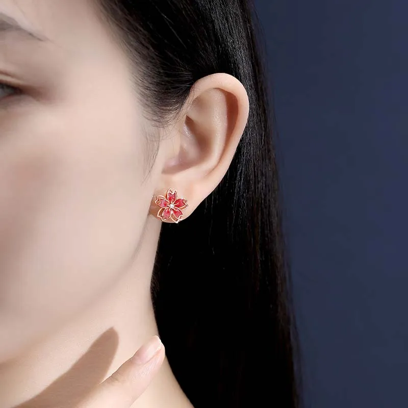 CHIEMOT S925 Silver Stud Earrings Women's-4