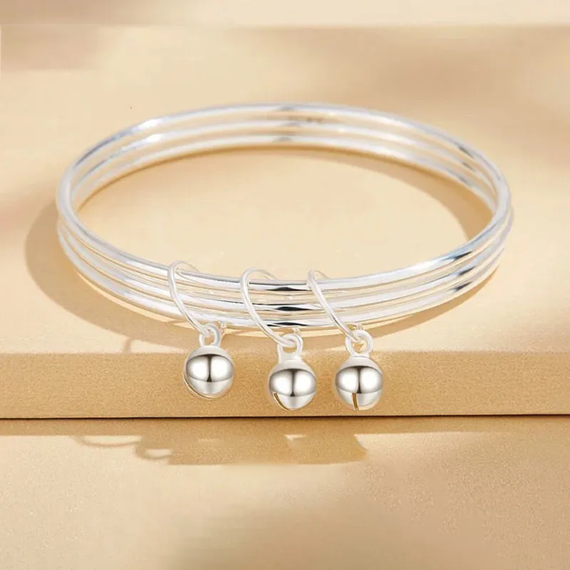 CHIEMOT S999 Fine Silver Bangles Women's-2