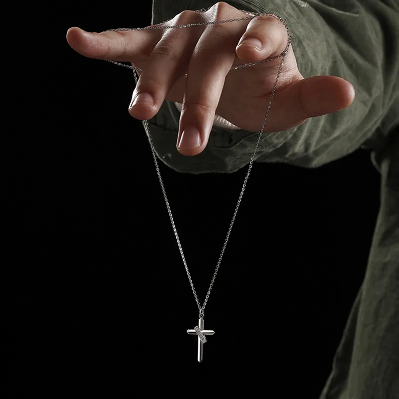 CHIEMOT S925 Silver Y Shaped Chain Unisex-4