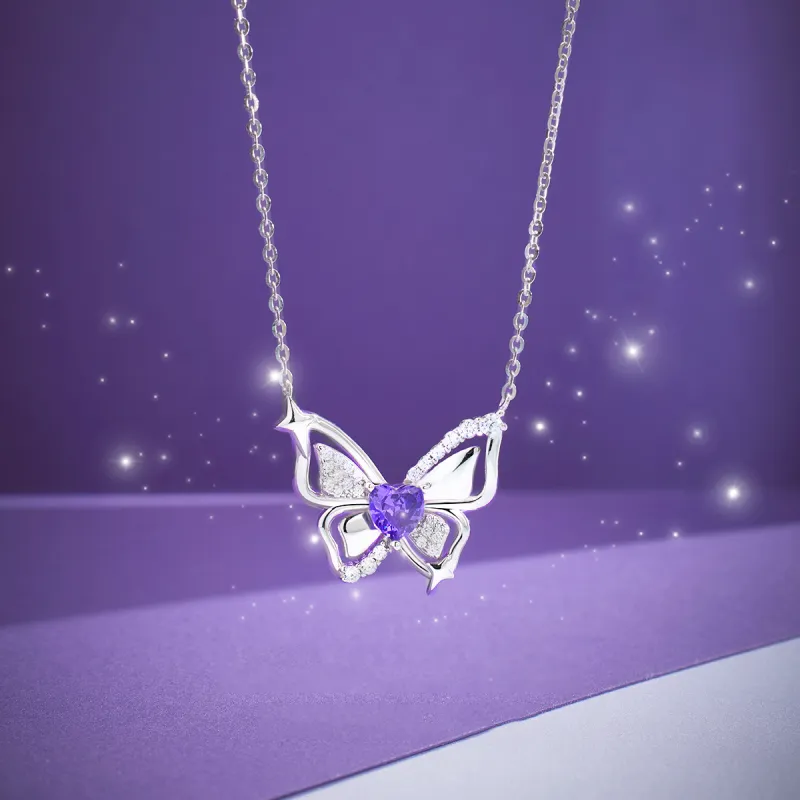 CHIEMOT S925 Silver Collarbone Chain Women's-2