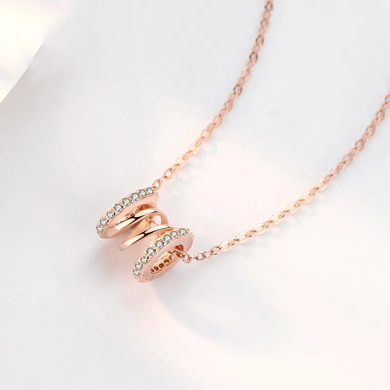 CHIEMOT S925 Silver Collarbone Chain Women's-3