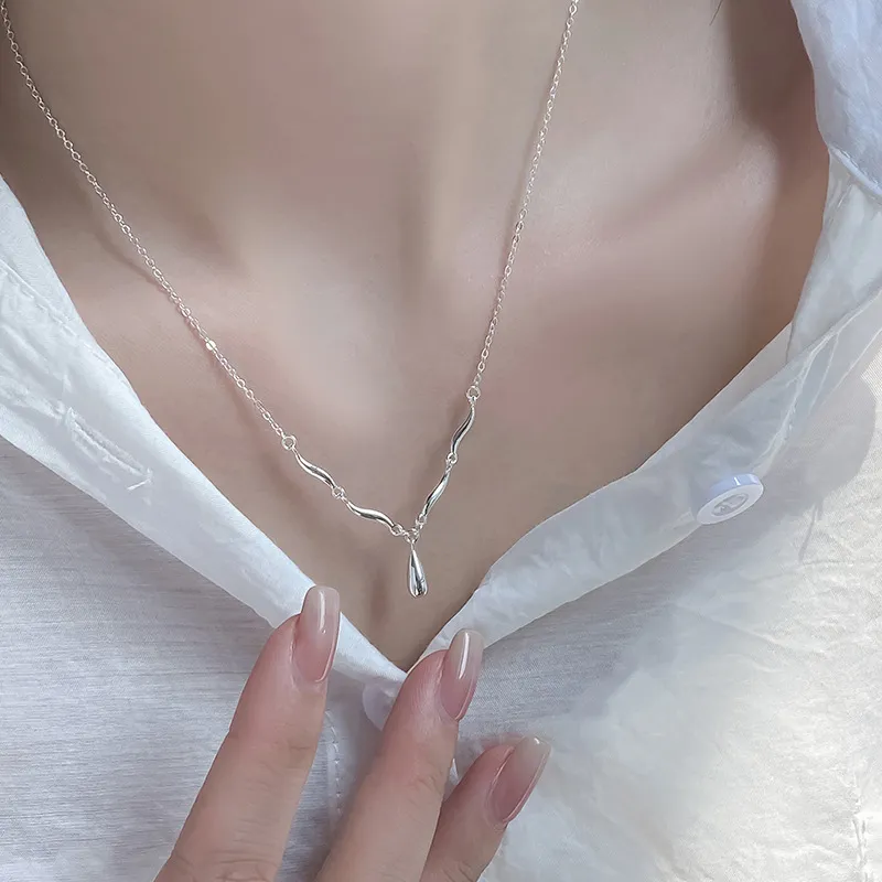 CHIEMOT S925 Silver Necklaces Women's-3