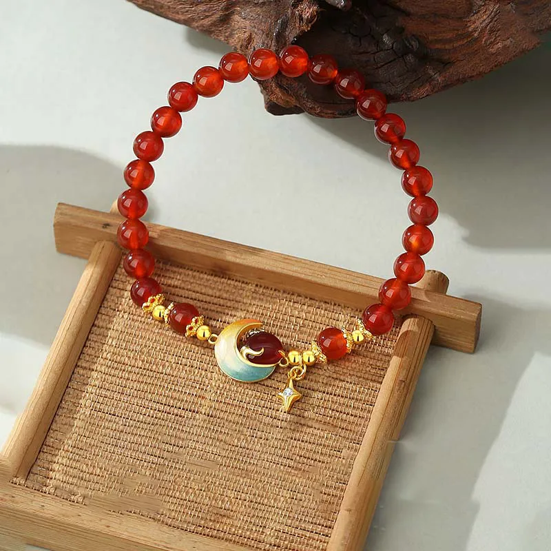 CHIEMOT Agate Beaded Bracelet Women's-4