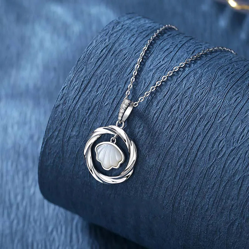CHIEMOT S925 Silver Collarbone Chain Women's-1