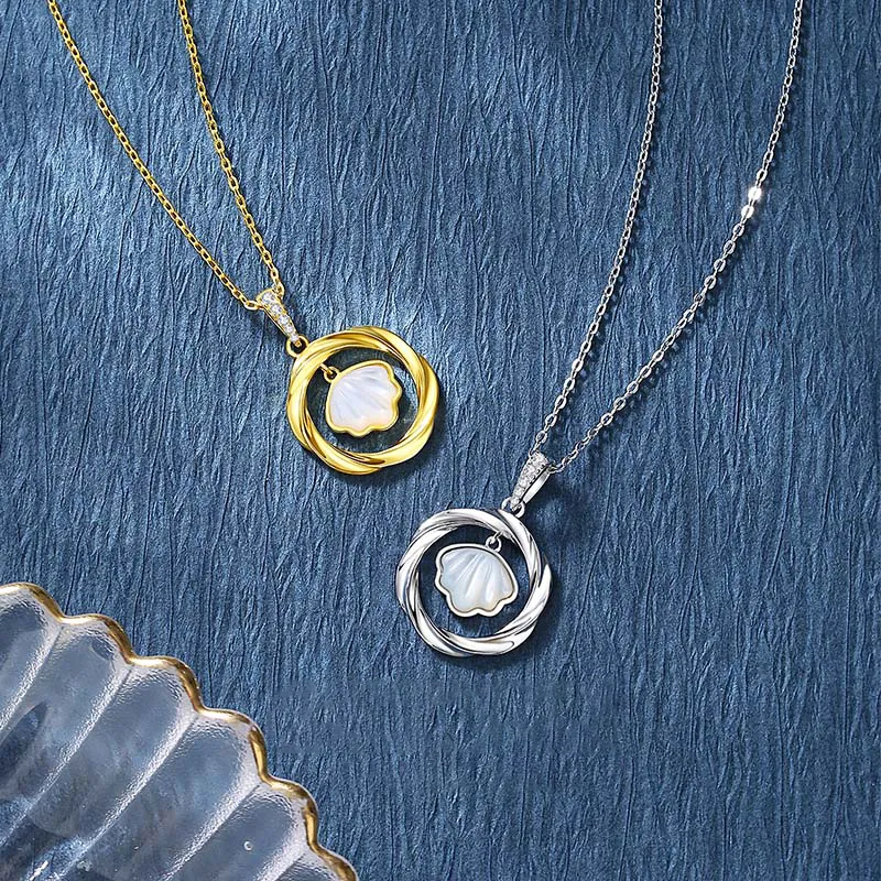 CHIEMOT S925 Silver Collarbone Chain Women's-2