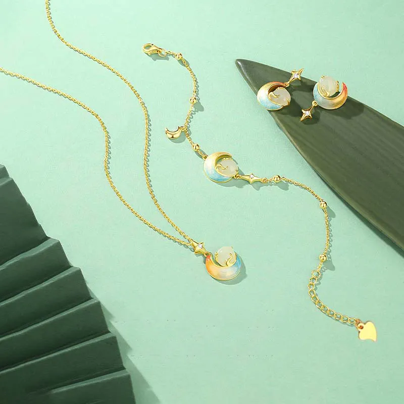 CHIEMOT Chalcedony Necklaces Women's-3