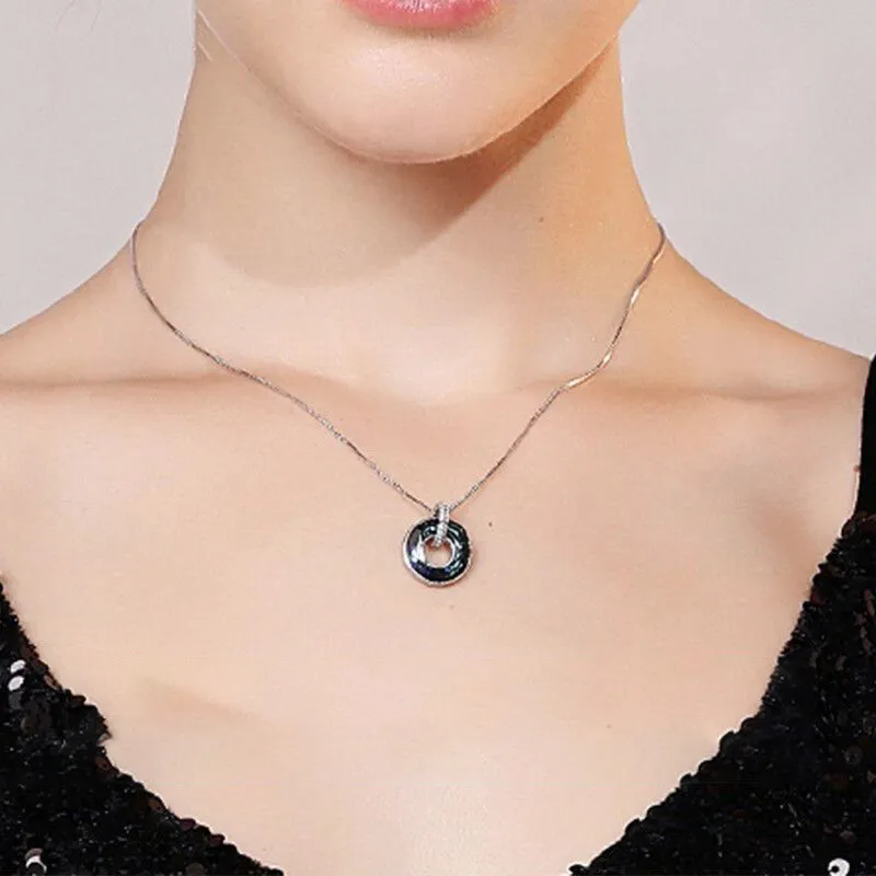 CHIEMOT S925 Silver Collarbone Chain Women's-4