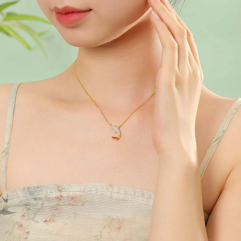 CHIEMOT Chalcedony Necklaces Women's-1