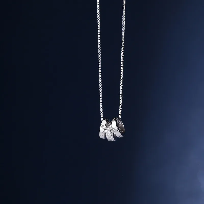 CHIEMOT S925 Silver Necklaces Women's-3