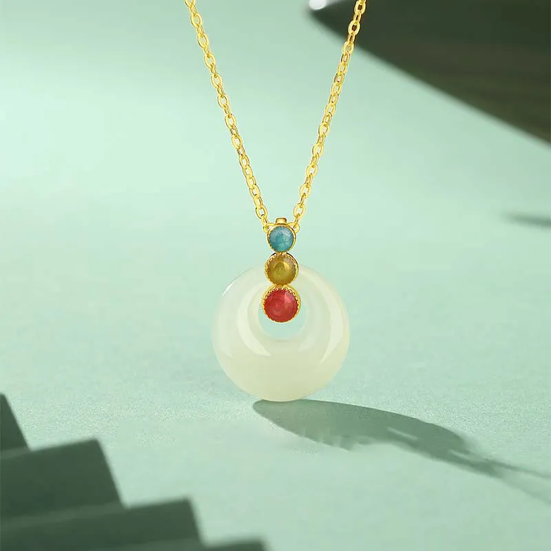 CHIEMOT Chalcedony Necklaces Women's-3