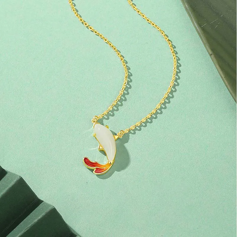 CHIEMOT Chalcedony Necklaces Women's-3