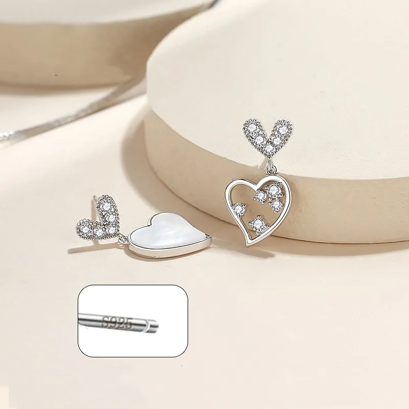 CHIEMOT S925 Silver Drop Earrings Women's-2