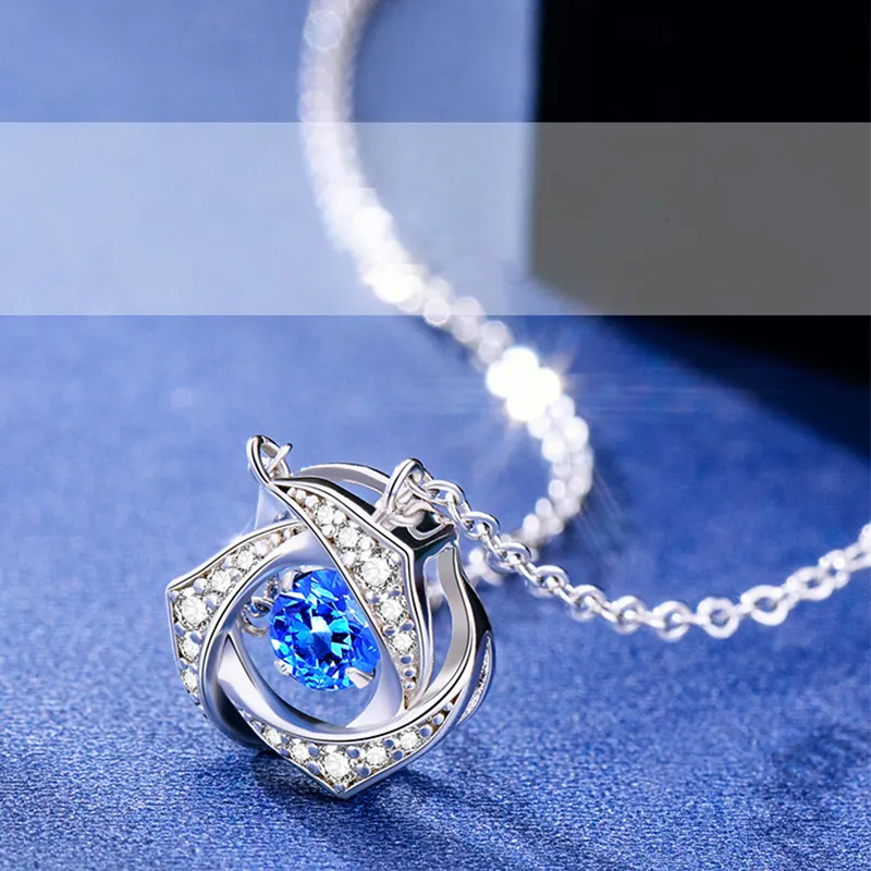 CHIEMOT S925 Silver Collarbone Chain Women's-4