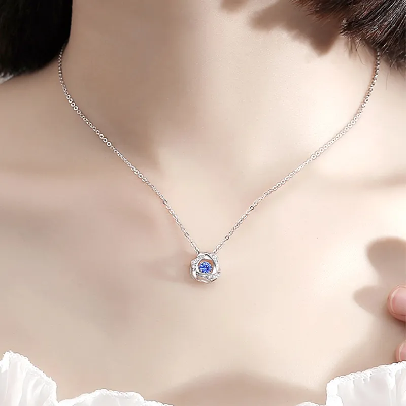 CHIEMOT S925 Silver Collarbone Chain Women's-2