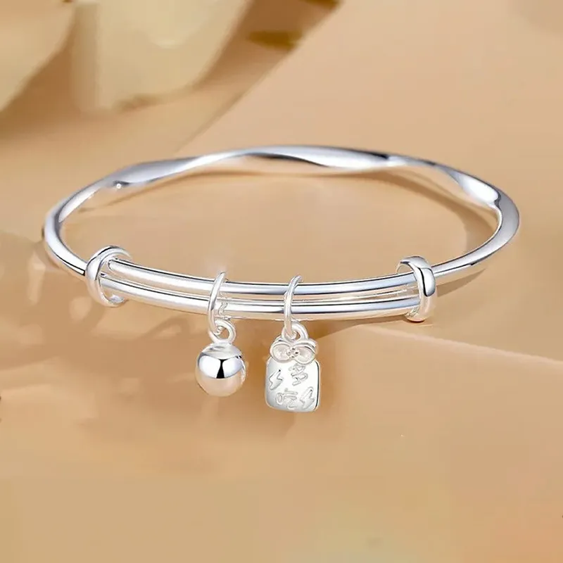 CHIEMOT S999 Fine Silver Bangles Women's-4
