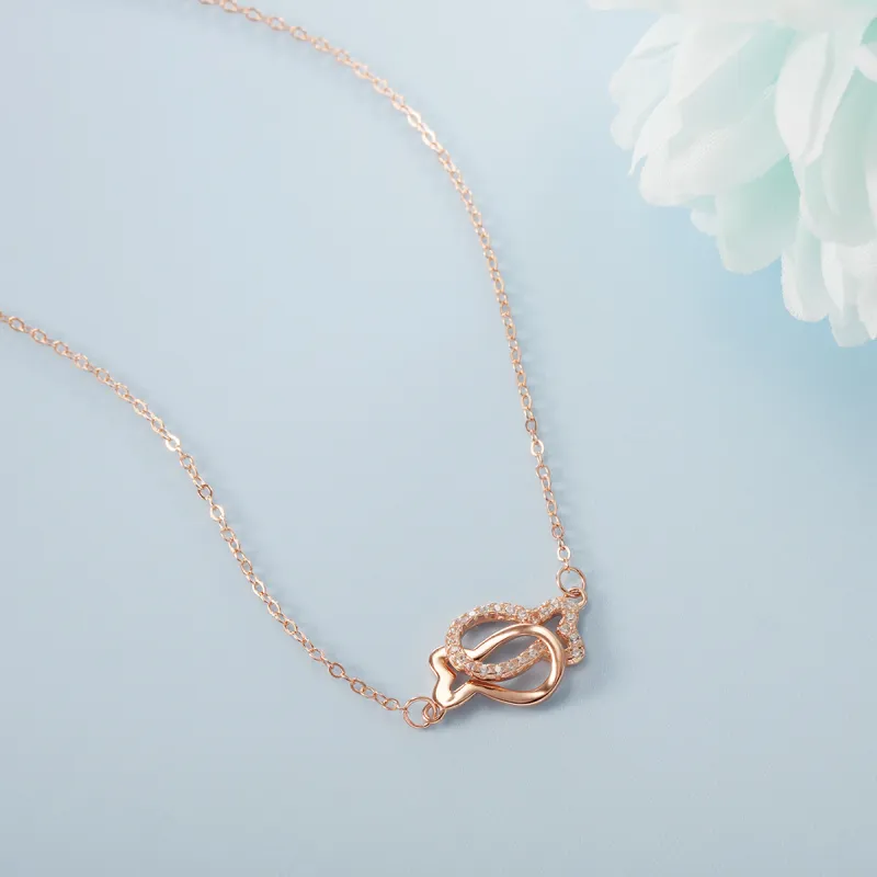 CHIEMOT S925 Silver Collarbone Chain Women's-1