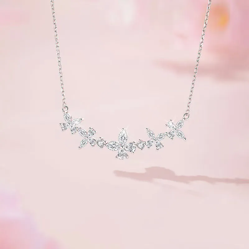 CHIEMOT S925 Silver Necklaces Women's-4