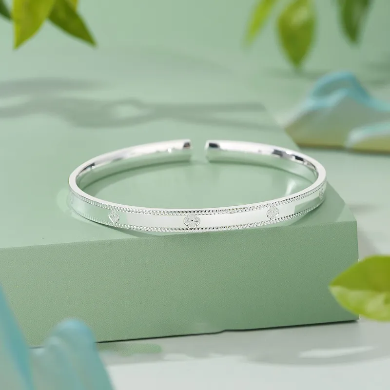 CHIEMOT S999 Fine Silver Bangles Women's-4