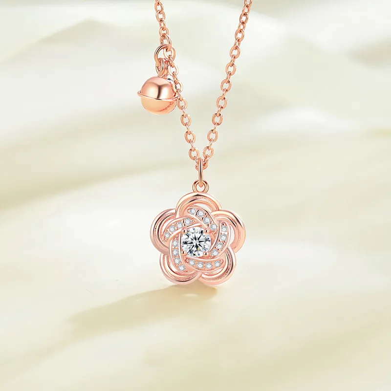 CHIEMOT S925 Silver Collarbone Chain Women's-5