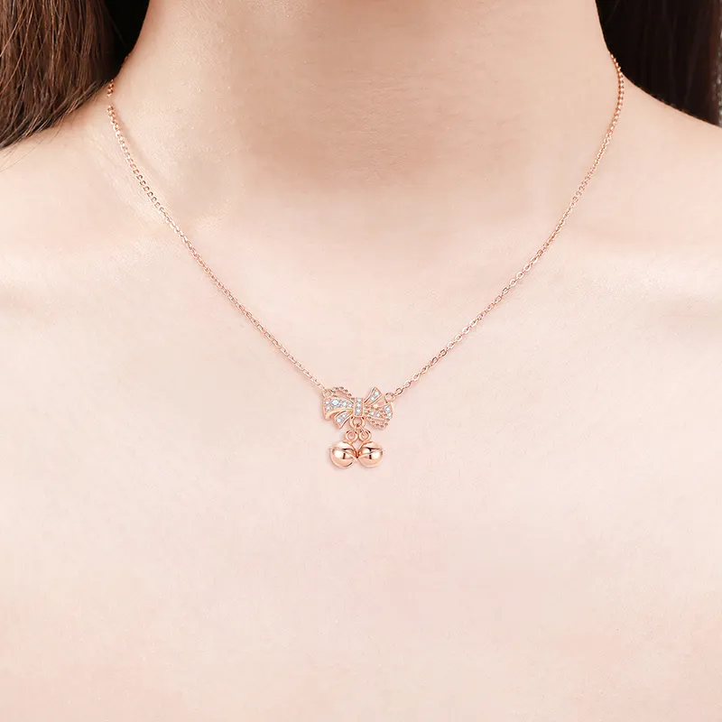 CHIEMOT S925 Silver Collarbone Chain Women's-6