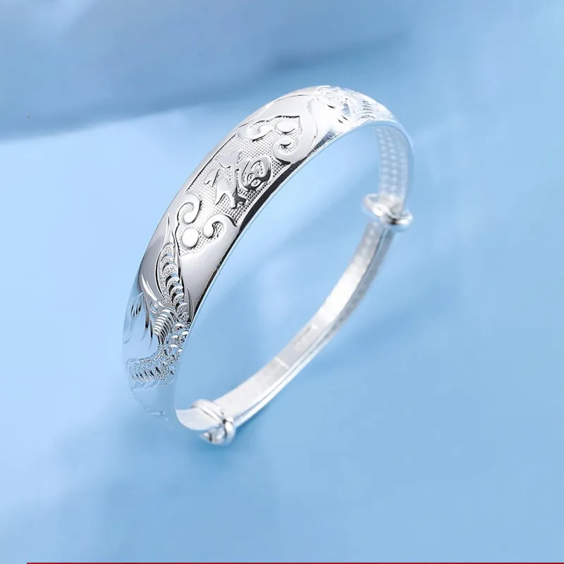 CHIEMOT S999 Fine Silver Bangles Women's-2